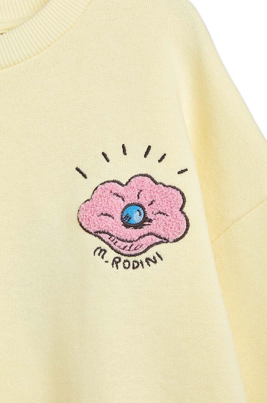 Chłopiec Mini Rodini bluza bawełniana dziecięca 2362013423 żółty