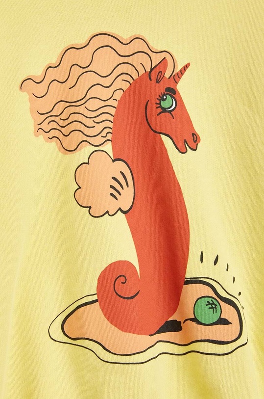 Κοριτσίστικα Παιδική βαμβακερή μπλούζα Mini Rodini 2362013623 κίτρινο