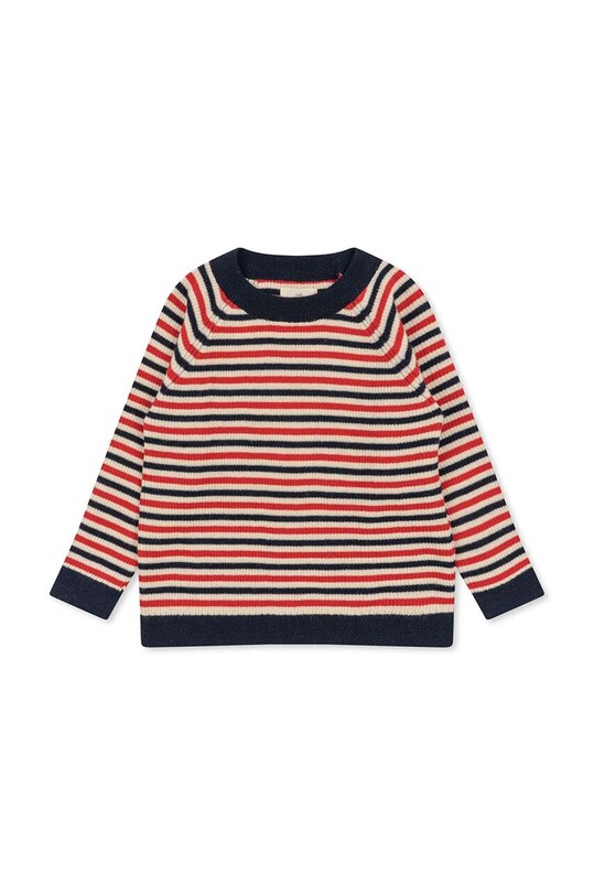 Дитяча бавовняна кофта Konges Sløjd KS6045 червоний AW23