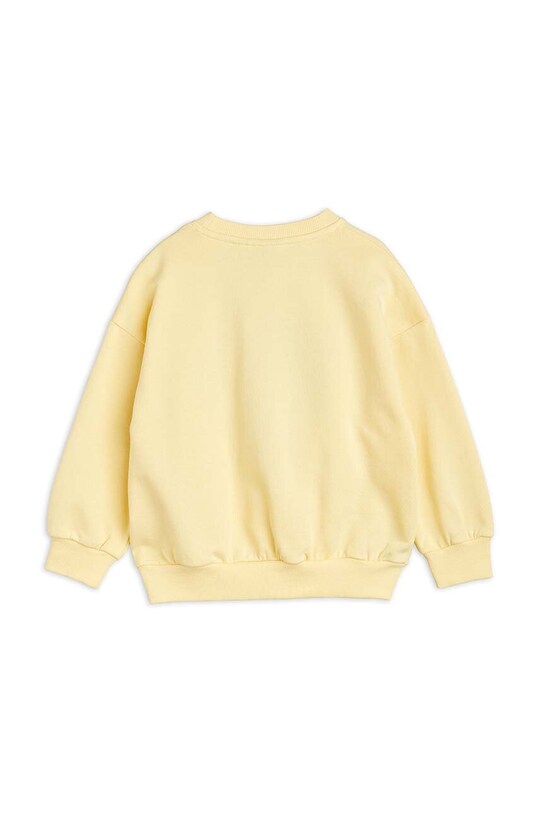 Παιδική βαμβακερή μπλούζα Mini Rodini 2372014123 κίτρινο AW23