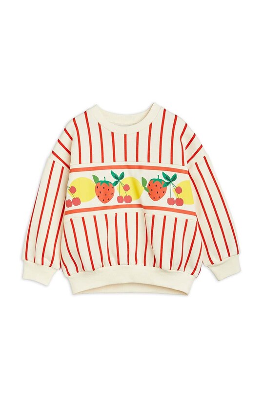Παιδική βαμβακερή μπλούζα Mini Rodini 2372014900 μπεζ AW23