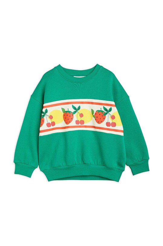 Детская хлопковая кофта Mini Rodini 2372015075 зелёный AW23