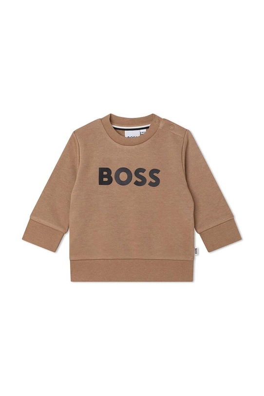 BOSS bluza dziecięca pozostałe beżowy J05A42.60.81