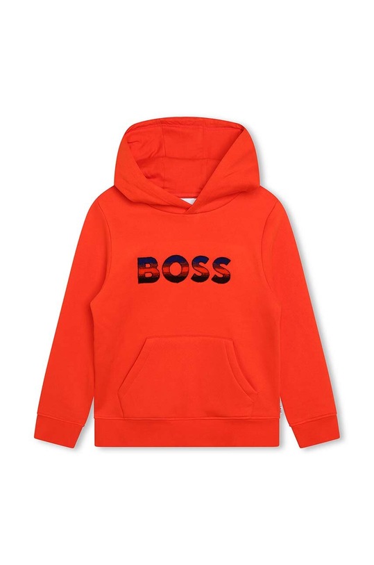 Παιδική μπλούζα BOSS στάμπα κόκκινο J25O78.126.150