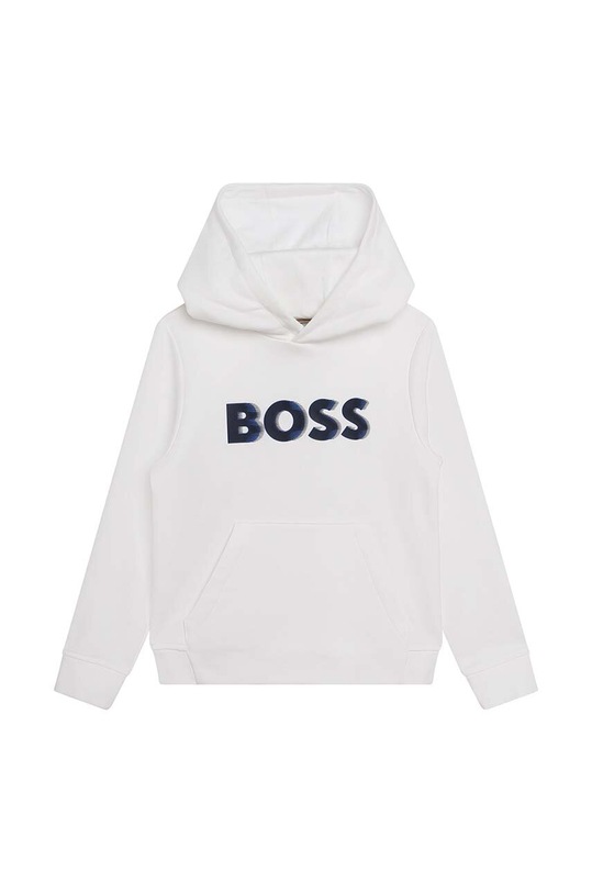 BOSS bluza dziecięca z kapturem biały J25Q14.126.150