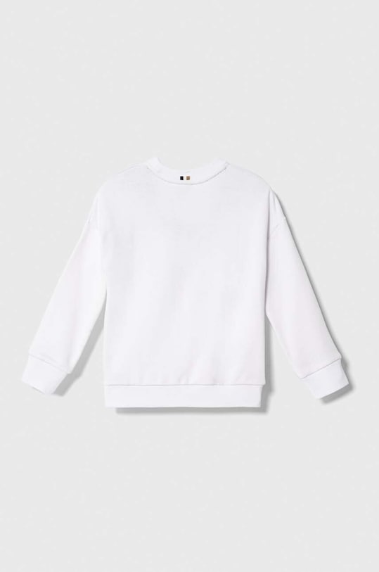 BOSS bluza dziecięca J25Q16.114.150 biały AW23