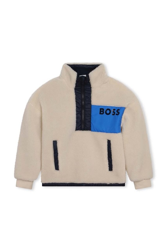 Dětská mikina BOSS J25Q18.114.150 béžová AW23
