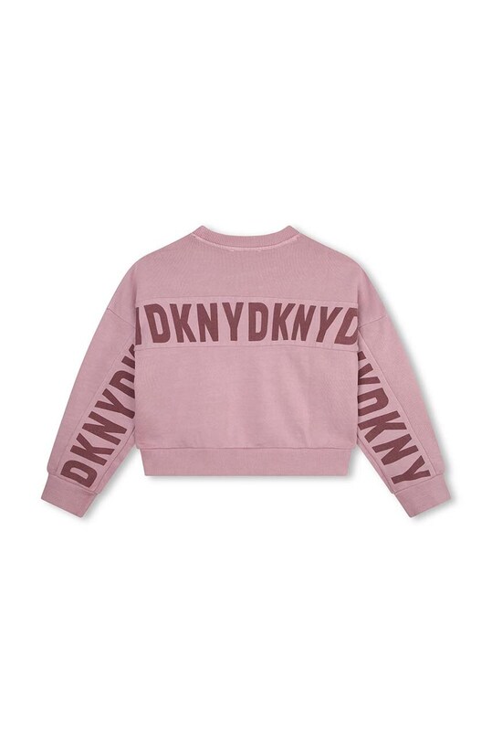 Dkny hanorac de bumbac pentru copii D35T00.162.174 violet AW23