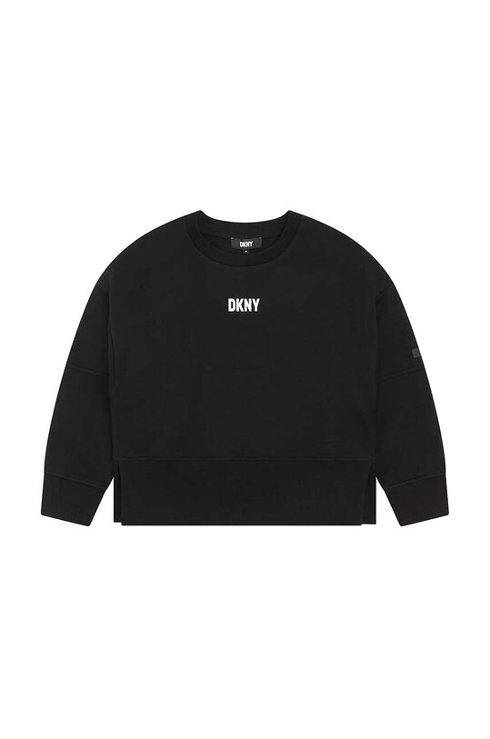 Дитяча бавовняна кофта Dkny бавовна чорний D35T12.162.174