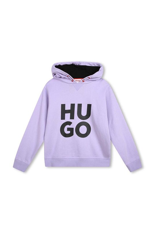 Дитяча кофта HUGO з капюшоном фіолетовий G25152.102.108