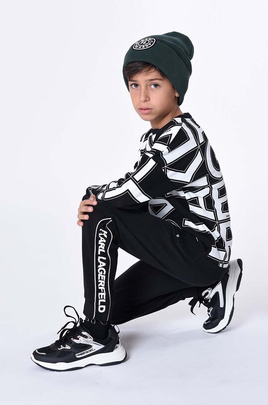 Дитяча кофта Karl Lagerfeld інші чорний Z25428.162.174