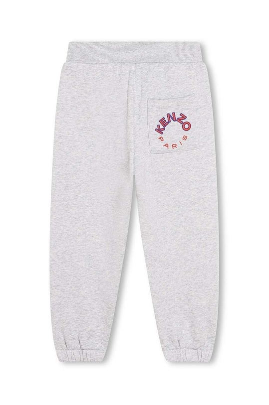 Kenzo Kids spodnie bawełniane dziecięce K24332.114.150 szary AW23