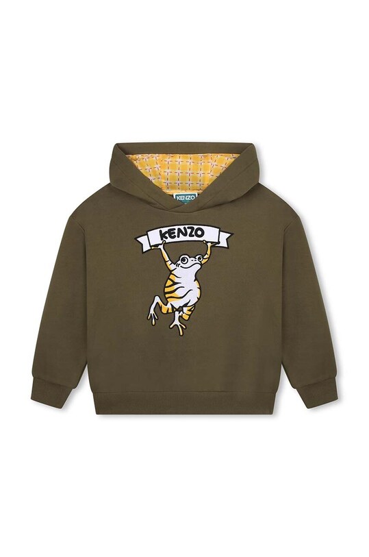 Kenzo Kids bluza dziecięca z kapturem zielony K25850.114.150