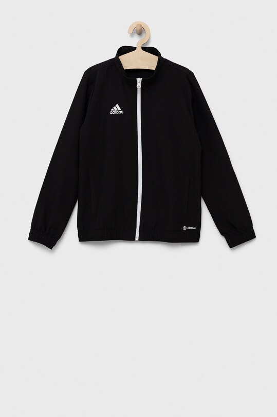 Detská mikina adidas Performance ENT22 PREJKTY bez kapucne čierna H57532