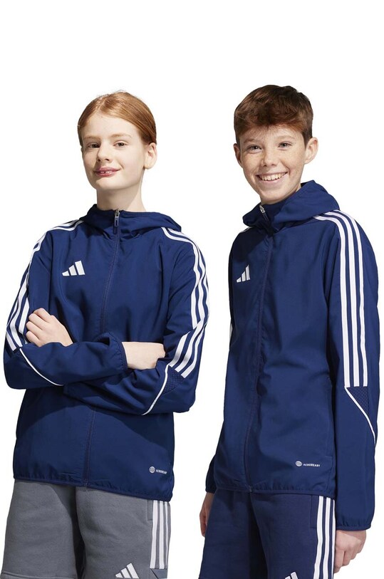 Детская куртка adidas Performance TIRO23 с капюшоном тёмно-синий IA1627