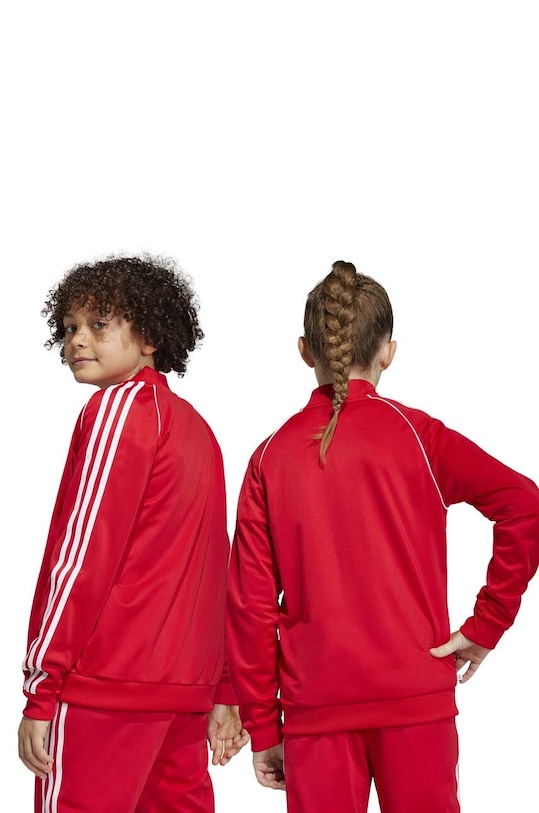 adidas Originals bluza dziecięca IC3058 czerwony