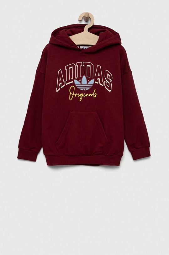 Detská mikina adidas Originals IJ0751 burgundské AW23