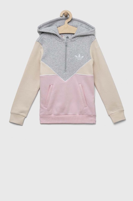 Dječja dukserica adidas Originals IJ5379 siva AW23