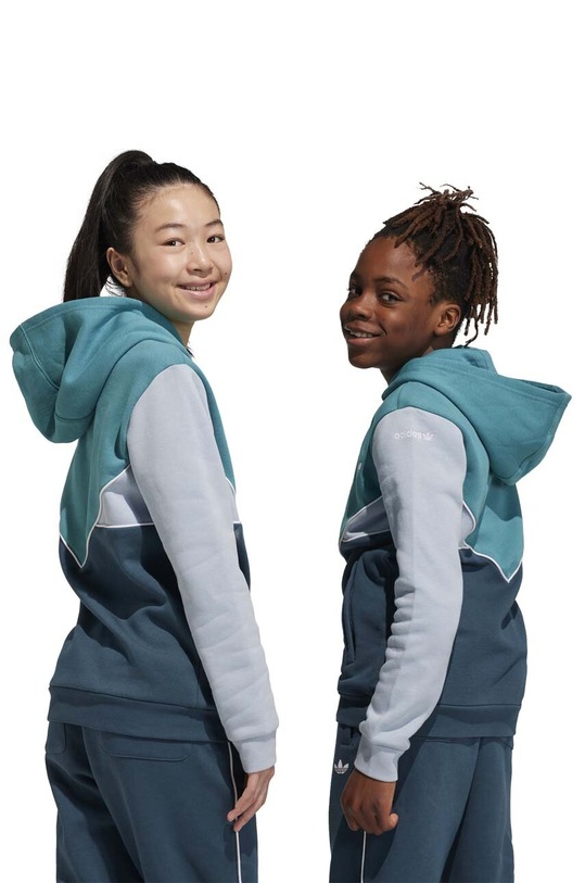 adidas Originals bluza dziecięca IJ5381 turkusowy