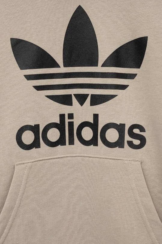 Dětská mikina adidas Originals TREFOIL béžová IJ7204