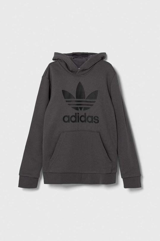 Dječja dukserica adidas Originals TREFOIL IJ7206 siva AW23