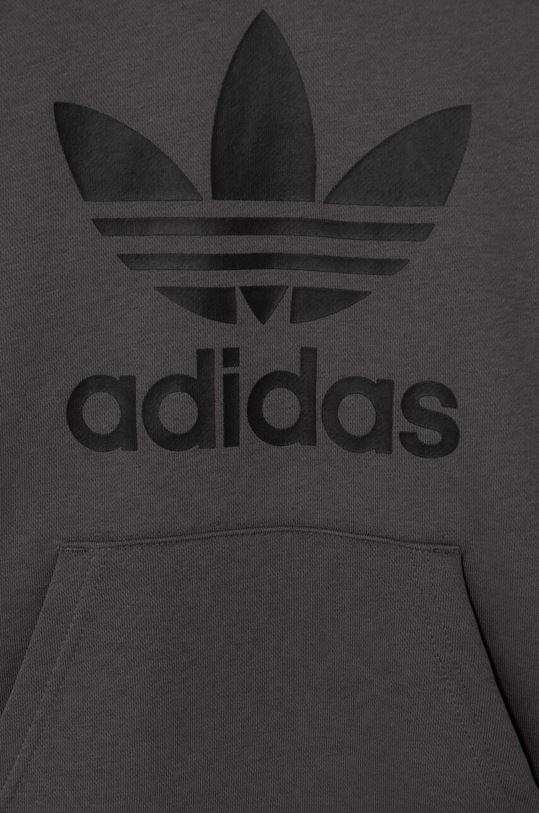 Dječja dukserica adidas Originals TREFOIL siva IJ7206