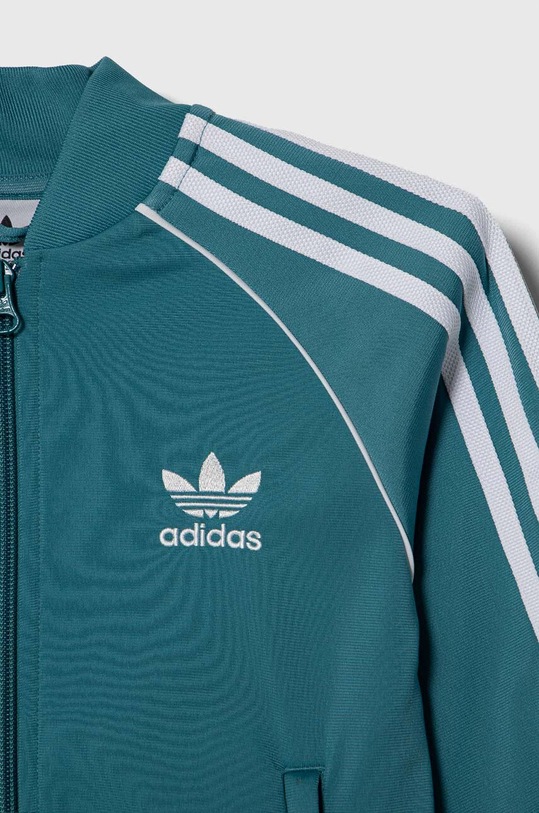 Detská mikina adidas Originals tyrkysová IJ7285