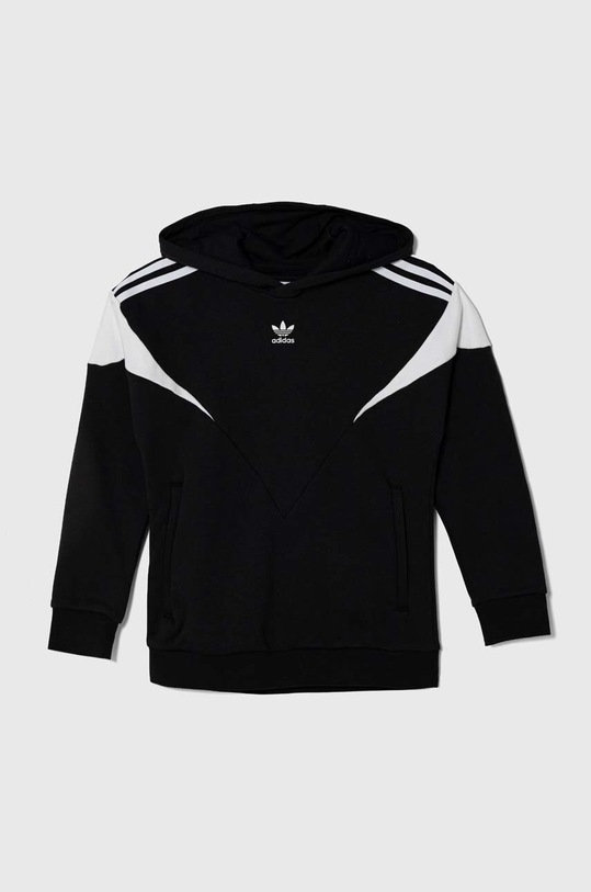 Detská mikina adidas Originals nášivka čierna II0838