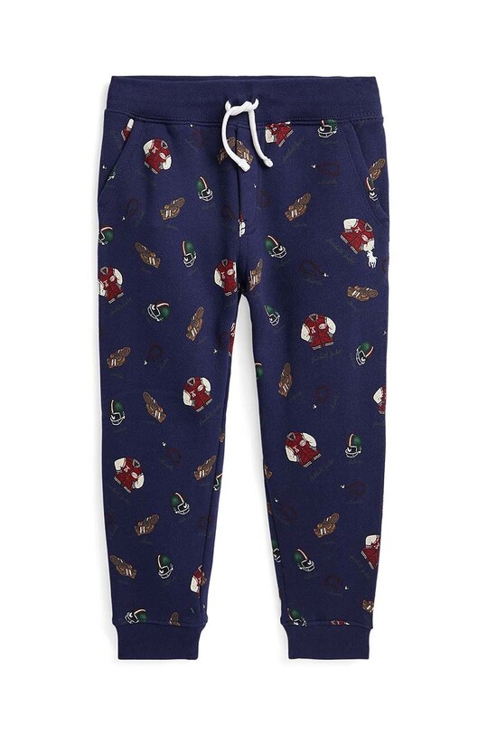 Polo Ralph Lauren spodnie dresowe dziecięce dzianina granatowy 322917549001