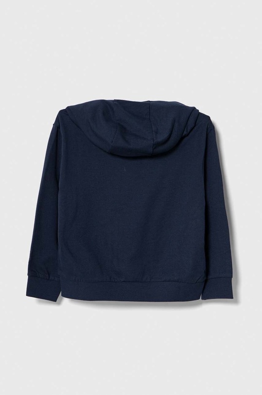 Detská bavlnená mikina EA7 Emporio Armani 6RBM64.BJ05Z tmavomodrá AW23