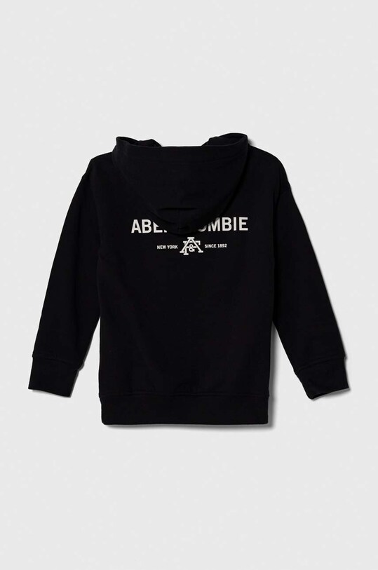 Detská mikina Abercrombie & Fitch KI222.3057 čierna AW23