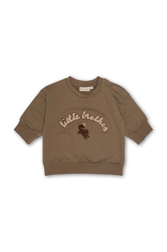 Кофта для младенцев That's mine 005073 Finley Little Brother Sweatshirt 005073 коричневый SS24