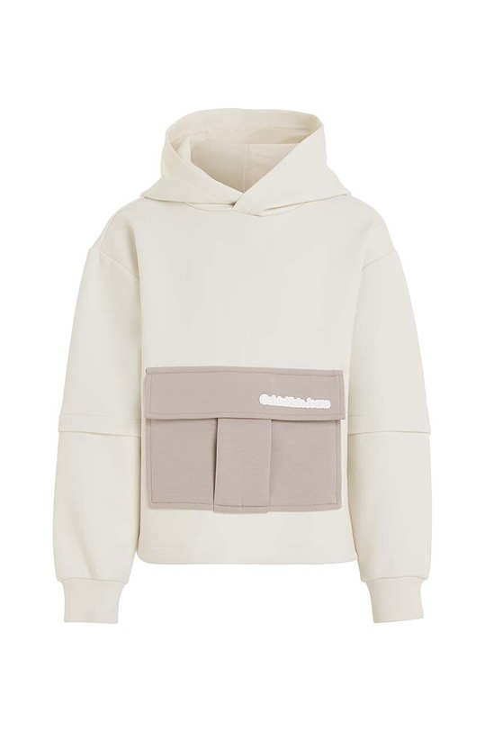 Calvin Klein Jeans bluza dziecięca IB0IB01859.9BYX beżowy AW23