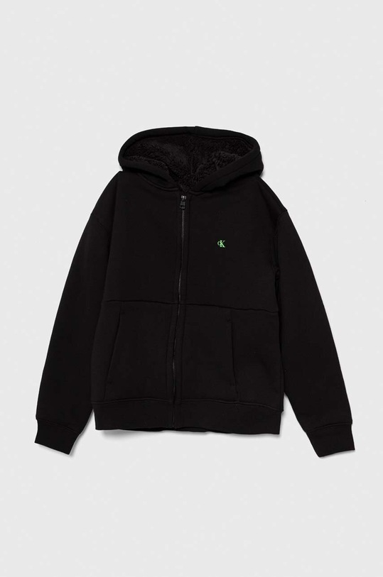 Calvin Klein Jeans gyerek felső nyomtatásos fekete IB0IB01990.9BYX