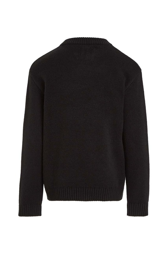 Chłopiec Calvin Klein Jeans sweter dziecięcy IB0IB01871.9BYX czarny