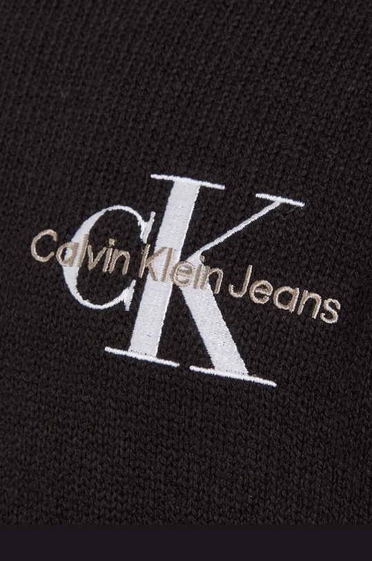Calvin Klein Jeans sweter dziecięcy czarny IB0IB01871.9BYX