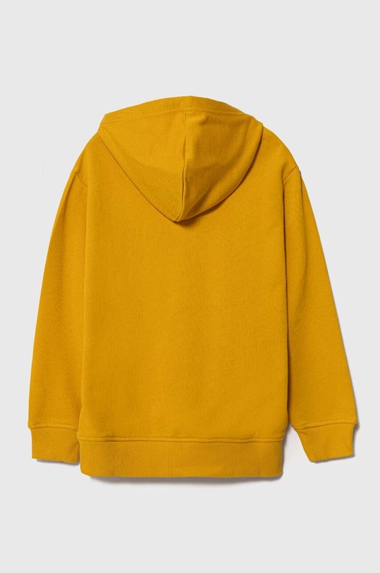 United Colors of Benetton gyerek melegítőfelső pamutból 3J68C202M.G.SEASONAL sárga AW23
