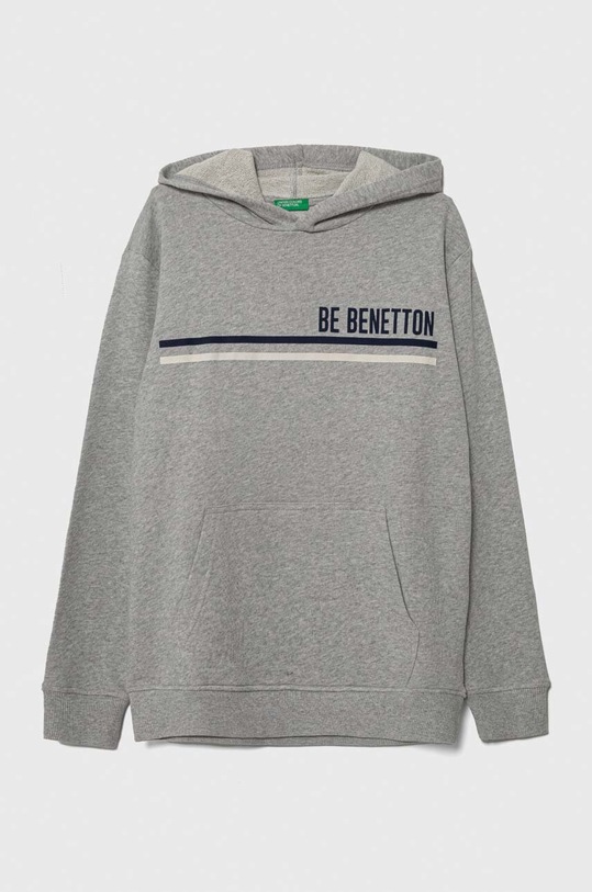 United Colors of Benetton gyerek melegítőfelső pamutból pamut szürke 3J68C202M.G.SEASONAL