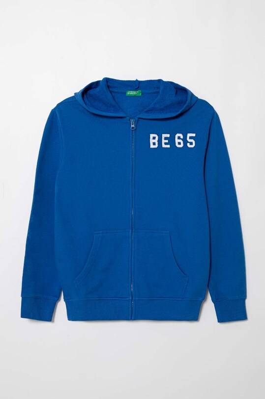 Παιδική βαμβακερή μπλούζα United Colors of Benetton βαμβάκι μπλε 3J68C502J.G.SEASONAL
