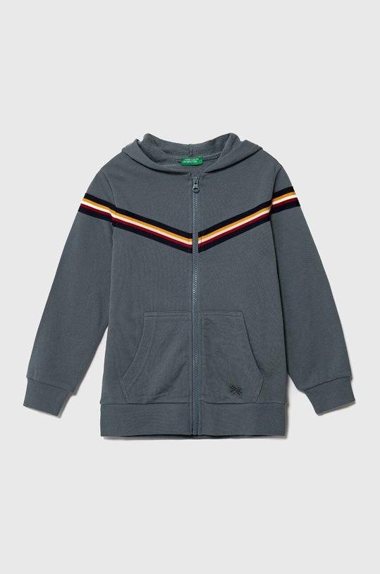 United Colors of Benetton gyerek melegítőfelső pamutból pamut szürke 3J68C502O.G.SEASONAL