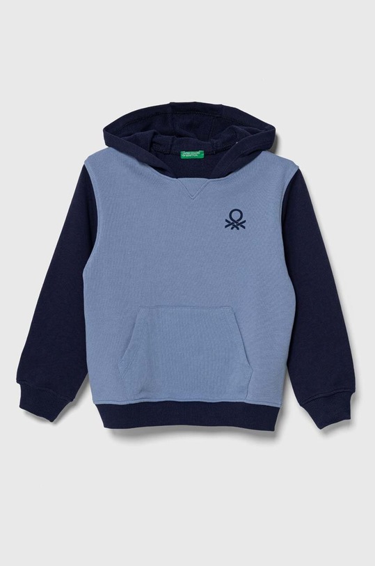 Дитяча бавовняна кофта United Colors of Benetton візерунок блакитний 3J68G200E.P.SEASONAL