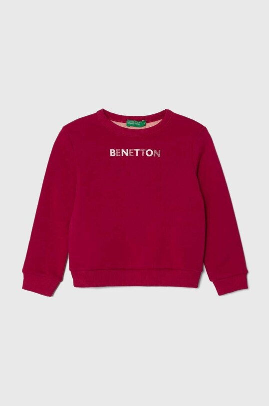 Дитяча бавовняна кофта United Colors of Benetton бавовна фіолетовий 3J70G10A5.P.SEASONAL