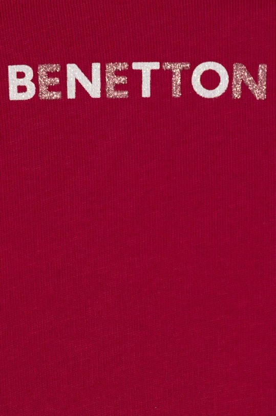 Chłopiec United Colors of Benetton bluza bawełniana dziecięca 3J70G10A5.P.SEASONAL fioletowy