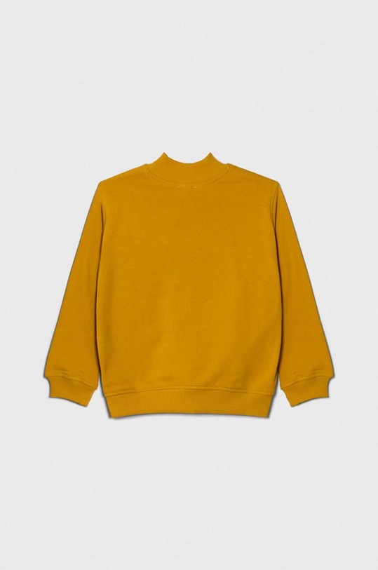 United Colors of Benetton bluza bawełniana dziecięca 3J70G5022.P.SEASONAL żółty AW23