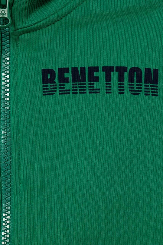 Chłopiec United Colors of Benetton bluza bawełniana dziecięca 3J70G5022.P.SEASONAL zielony