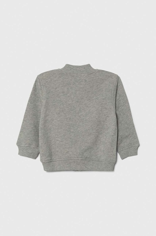 Παιδική βαμβακερή μπλούζα United Colors of Benetton 3J70G5022.P.SEASONAL γκρί AW23