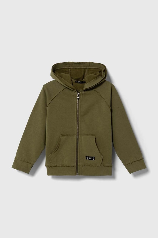 Dječja dukserica Sisley print zelena 3J73X500V.G.SEASONAL