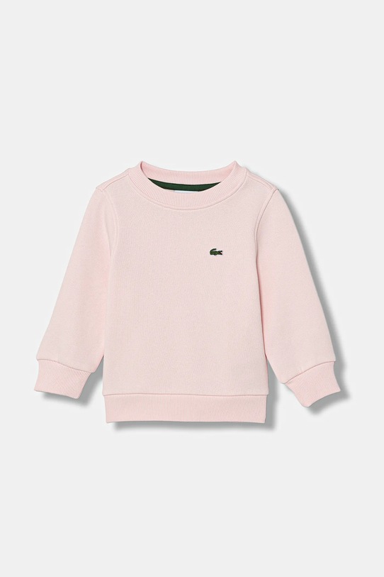 Lacoste bluza dziecięca pozostałe różowy SJ5284