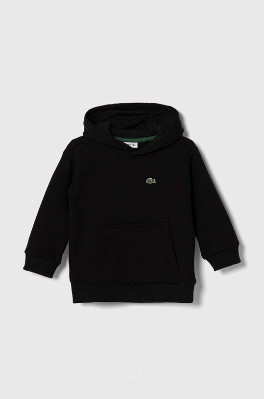 Lacoste bluza dziecięca z kapturem czarny SJ5292