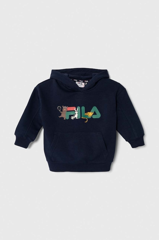 Fila bluza dziecięca TEMNITZQUELL hoody z kapturem granatowy FAK0253
